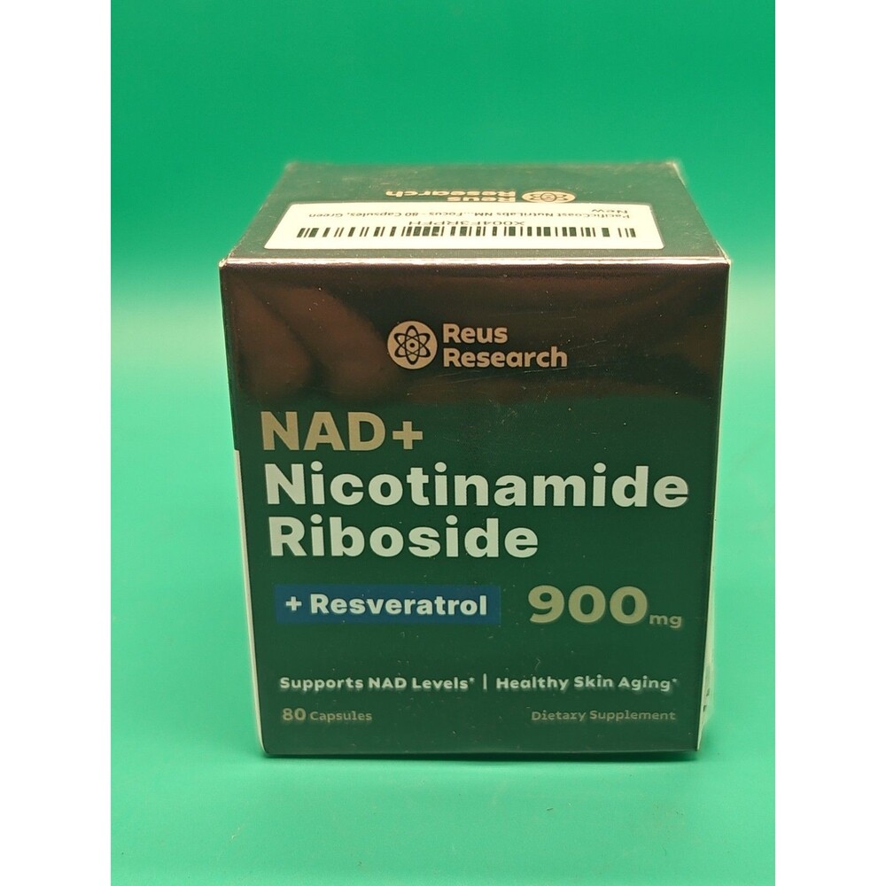 NAD Plus Supplement 900mg Riboside Plus Resveratrol Supports Nad Levels And Skin
